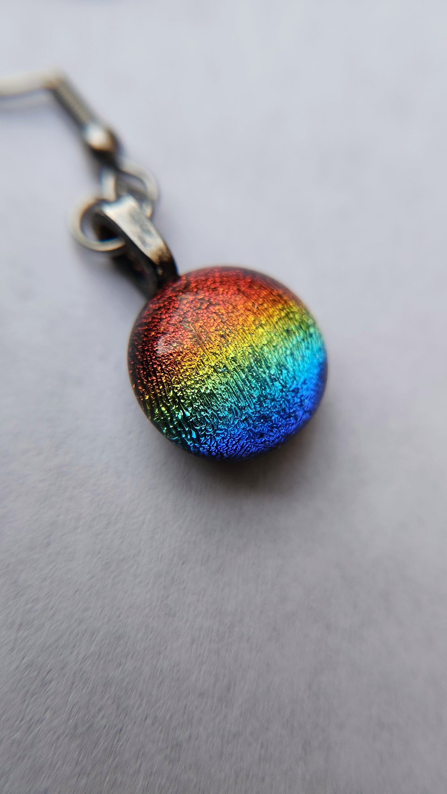 Rainbow Dichroic Earrings