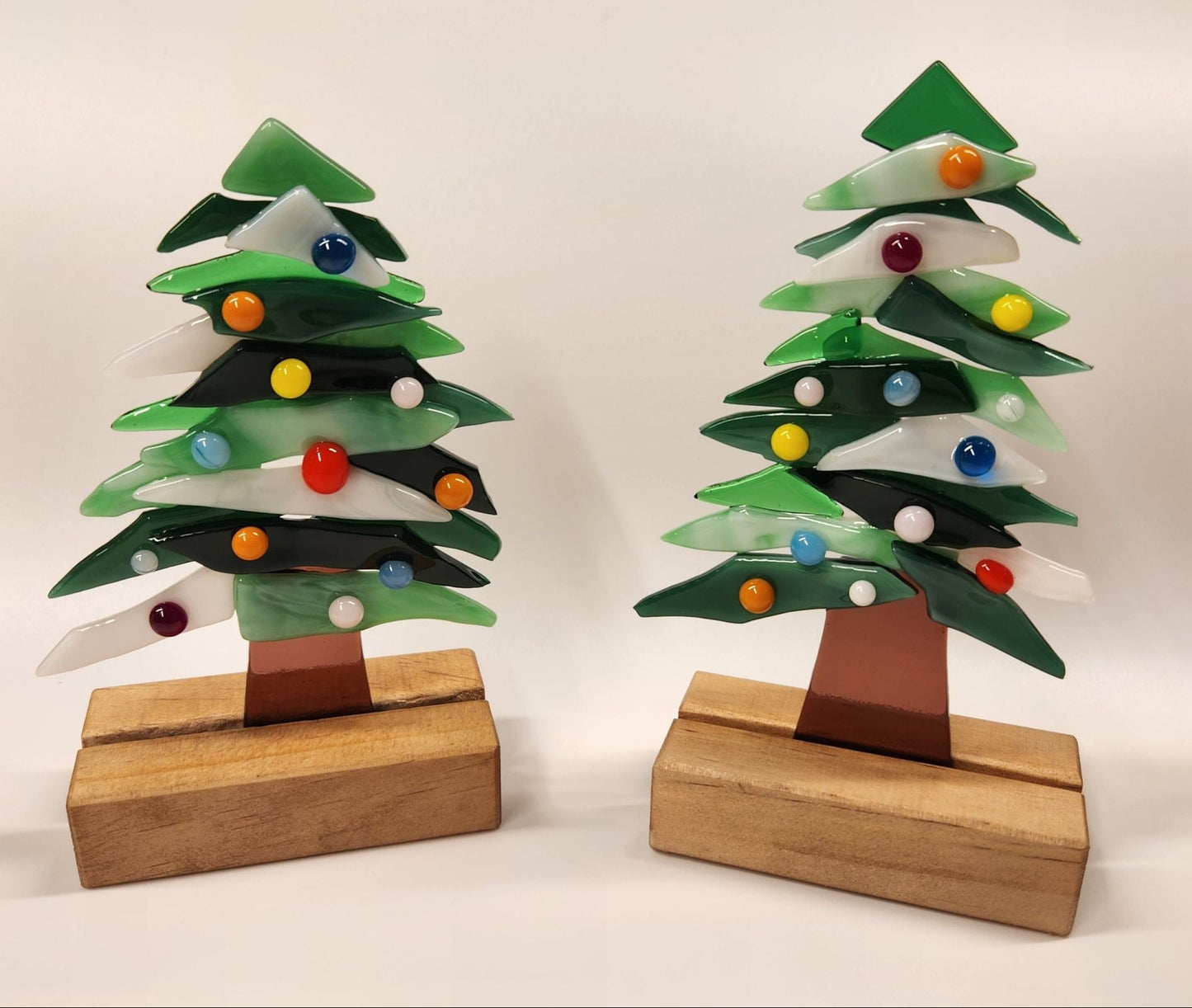 Standing Glass Christmas Tree